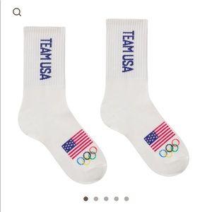 Skims Team USA Olympics socks